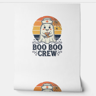 ブーブークルー かわいい看護師の幽霊 ハロウィンTシャツ デザイン 壁紙