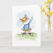 ブーブーマウスマザーズデイカード カード (黄色い花)