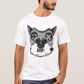 ブープおもしろい鼻ゲームブープドッグノーズコンソル Tシャツ