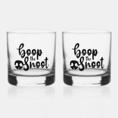 ブープザスヌートおもしろい犬引用文ウイスキー ウイスキーグラス (正面)