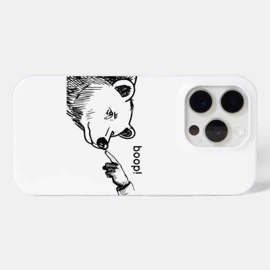 ブープベア Case-Mate iPhoneケース (裏面 (横))