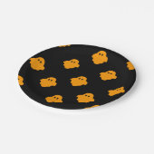 ブープレート（オレンジ） ペーパープレート (アングル)