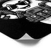 ブープー戦術的幽霊衣装ガンラバーハロウィーン ポスター (角)