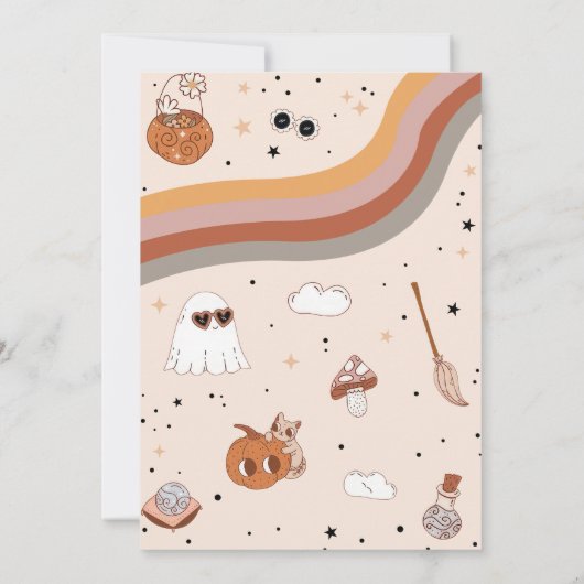 ブーベイビーシャワーヘイパーティー 招待状 (裏面)