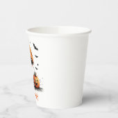 ブーベビー幽霊とカボチャハロウィーン 紙コップ (左)