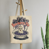 ブーベリーパイおかしいハロウィーンブルーベリープン トートバッグ