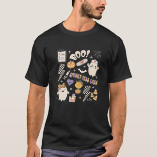 ブーペッ不気味トクルークルーハロウィンドドルズ幽霊ペディ Tシャツ