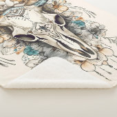 ブーホカウースカル花とフラワーカウースカル シェルパブランケット (3/4)