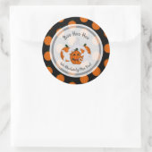 ブーホーホー幽霊シール ラウンドシール (バッグ)