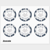 ブーホーホー幽霊シール ラウンドシール (シート)