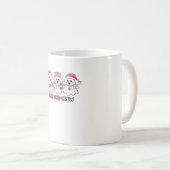 ブーボークルークリスマス、幽霊ナースオーバーサイズT-Sh コーヒーマグカップ (正面右)