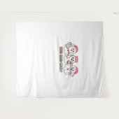 ブーボークルークリスマス、幽霊ナースオーバーサイズT-Sh タペストリー (正面(横))