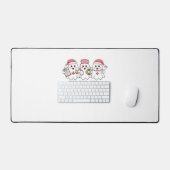 ブーボークルークリスマス、幽霊ナースオーバーサイズT-Sh デスクマット (キーボード&マウス)