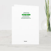 ブーマおもしろいー誕生日 カード (裏面)