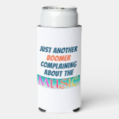 ブーマーおもしろいミュージックスリムクーラーボックス スリム缶クーラー (Seltzer裏面)