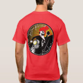 ブーマーの幽霊の顔のTシャツ Tシャツ (裏面)