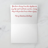 ブーマー喜びホリデーダンスクリスマスカード カード (内部)