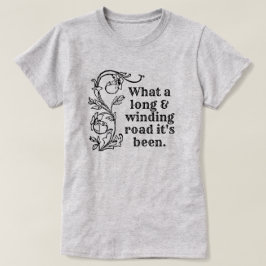 ブーマー長巻き道 Tシャツ