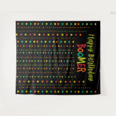 ブーマー |タペストリー |自撮りウォール |ハッピーバースデー タペストリー (正面(横))