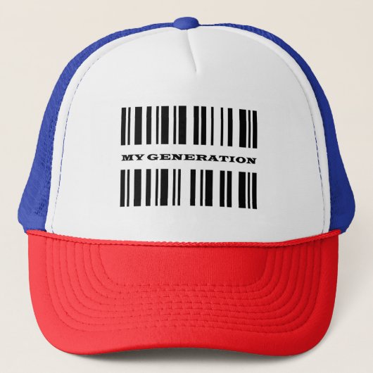 ブーマーBAR CODE ハット (正面)