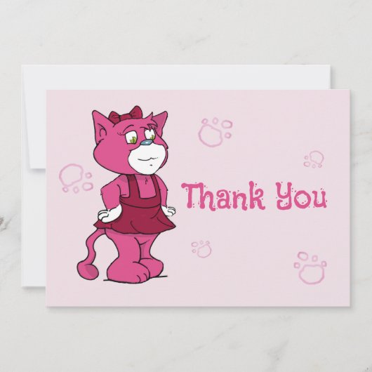 ブーミーキャッツ サンキューカード (正面)