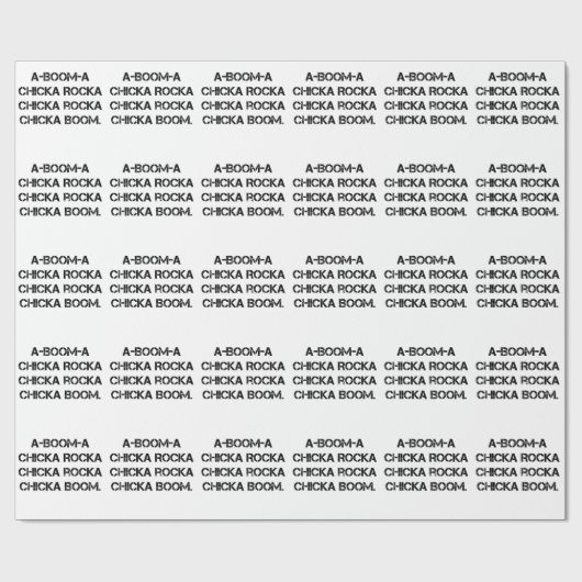 ブームのひよこブームのガールスカウトのグランジなキャンプファイヤーの歌 ラッピングペーパー (フラット)