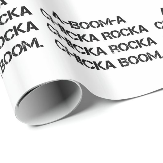 ブームのひよこブームのガールスカウトのグランジなキャンプファイヤーの歌 ラッピングペーパー (ロールコーナー)