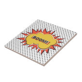 ブームアポップ・アートのート漫画本の爆発の漫画 タイル (側面)