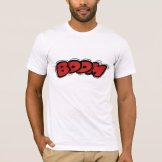 ブームカートゥーン漫画スタイル Tシャツ