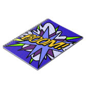 ブームクールおもしろいレトロ漫画本 ノートブック (左側)