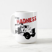 ブームトラック狂人マグ コーヒーマグカップ (正面左)