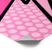 ブームピンク漫画ブックアーポップ・アートのトモダンおもしろいレトロ ポスター (角)