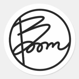 ブームブックカバーシール ラウンドシール