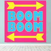 ブームブーム キャンバスプリント (インサイチュ (ウッドフロア))