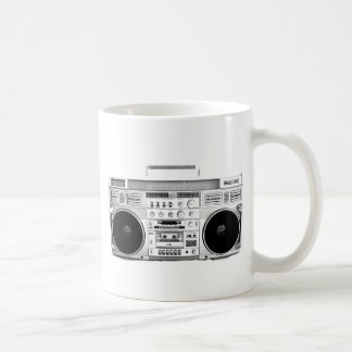 ブームボックスゲットブラスター80s 70sカセットプレーヤー コーヒーマグカップ