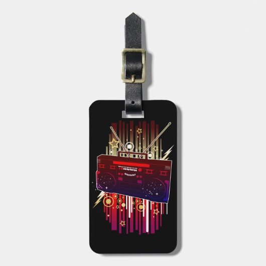 ブームボックスブラスト ラゲッジタグ (正面縦)