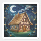 ブームボックス蝶ステッカー スクエアシール (正面)