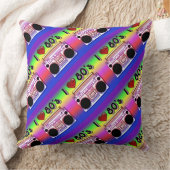 ブームボックス80のレトロ装飾用クッション クッション (ブランケット)