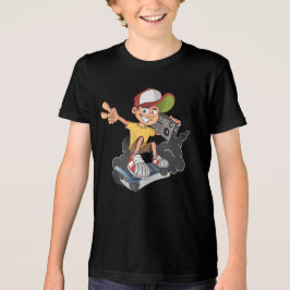 ブームボックス&キックフリップ:モーションのサウンドトラック トライブレンドTシャツ