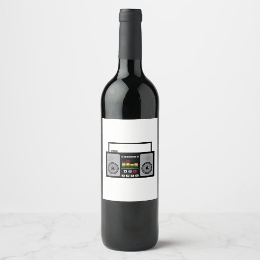 ブームボックス ワインラベル (正面)