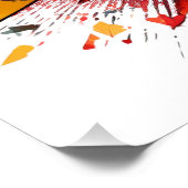 ブーム漫画効果音はっきりした効果 – よくはしゃぐアポップ・アートのート ポスター (コーナー)