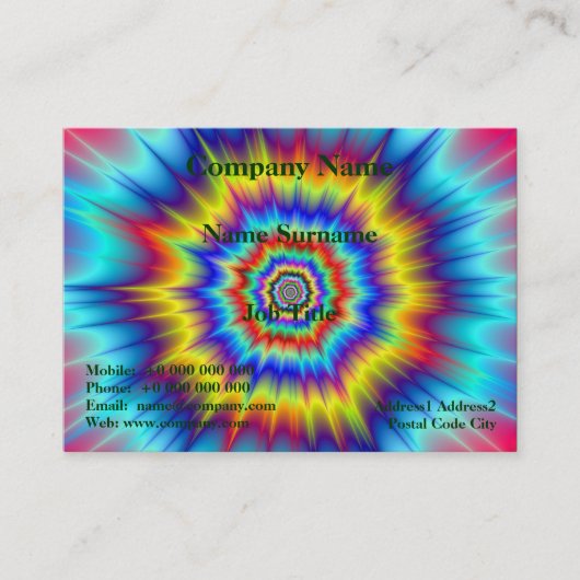 ブーム！カード 名刺 (正面)