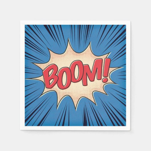 ブーム！ スタンダードカクテルナプキン (正面)