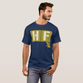 ブーム! ハッスル及び流れ Tシャツ (正面フル)