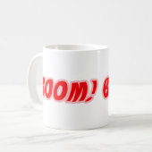 ブーム! ブーム! コーヒーマグカップ (正面左)