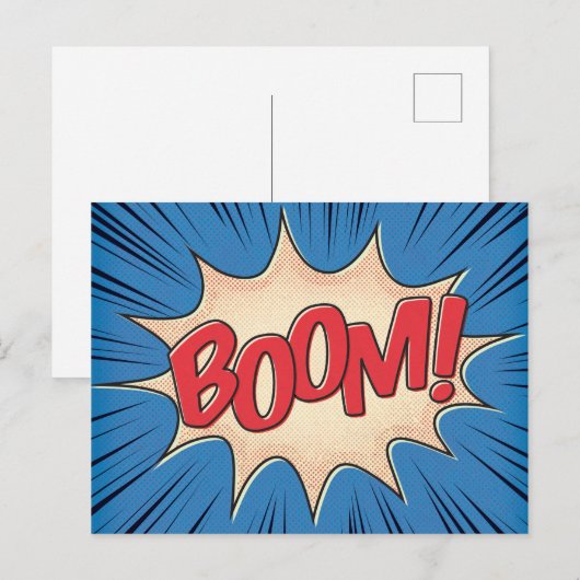 ブーム！ ポストカード (正面/裏面)