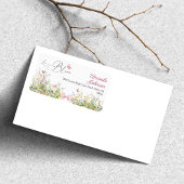 ブーム ワイルドフラワー ボウ ブライズ シャワー 住所 ラベル