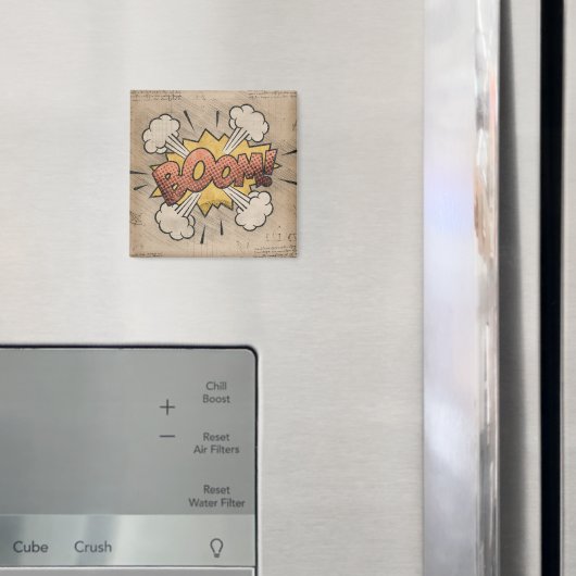 ブーム！ヴィンテージ漫画ブックスチームパンクアポップ・アートのート マグネット (インサイチュ (冷蔵庫))