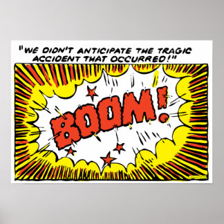 ブーム!(小さいサイズ) ポスター