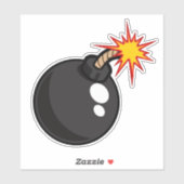 ブーム！漫画の爆弾のシール シール (シート)